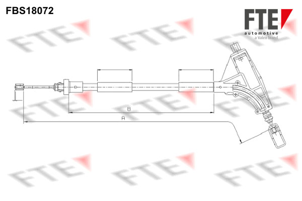 FTE Kézifék bowden 9250533_FTE