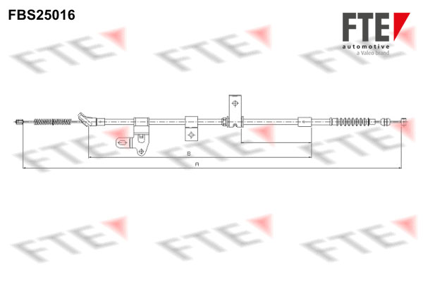 FTE Kézifék bowden 9250605_FTE