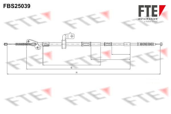 FTE Kézifék bowden 9250628_FTE