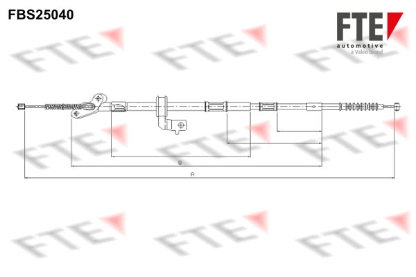 FTE Kézifék bowden 9250629_FTE