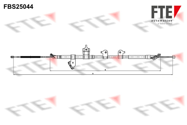 FTE Kézifék bowden 9250633_FTE