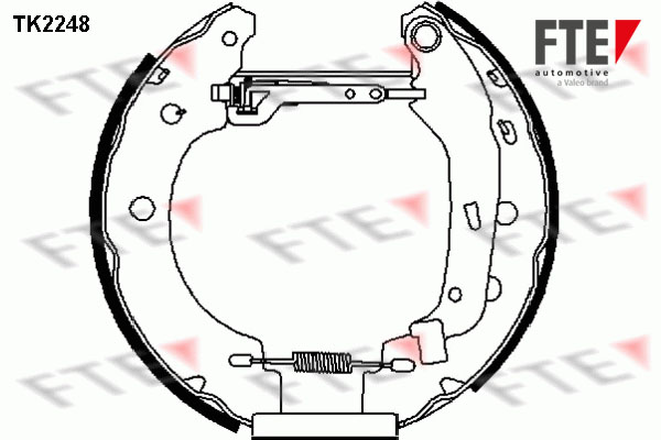 FTE Fékpofa 9110023_FTE