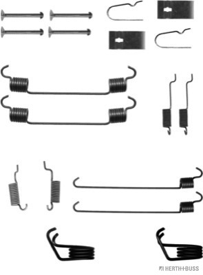 HERTH+BUSS JAKOPARTS Tartozékkészlet, fékpofa J3563011_HTB