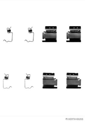 HERTH+BUSS JAKOPARTS Tartozékkészlet, tárcsafékbetét J3662014_HTB