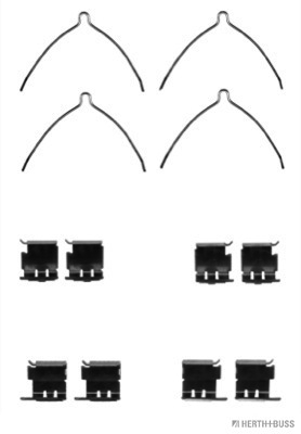 HERTH+BUSS JAKOPARTS Tartozékkészlet, tárcsafékbetét J3662024_HTB