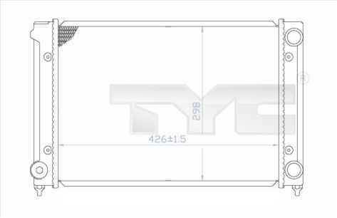 TYC Vízhűtő 737-0018_TYC