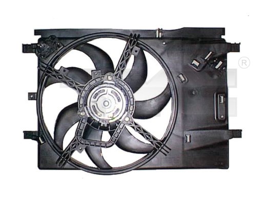 TYC Ventilátor, vízhűtő 809-1002_TYC