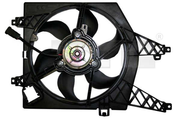 TYC Ventilátor, vízhűtő 828-1018_TYC