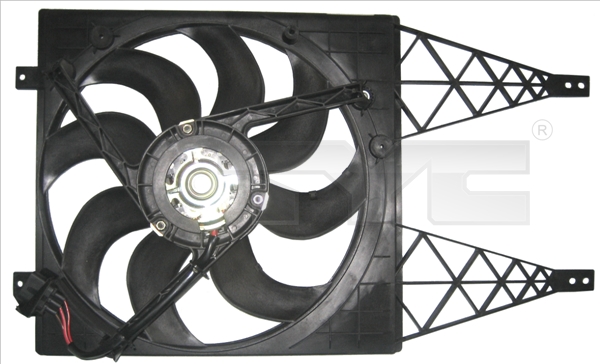 TYC Ventilátor, vízhűtő 837-0044_TYC