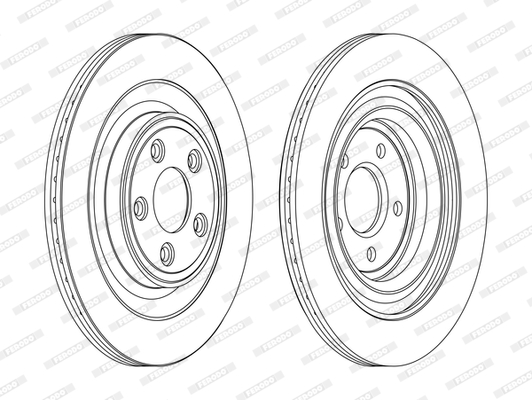 FERODO PREMIER Féktárcsa, mind DDF1703C