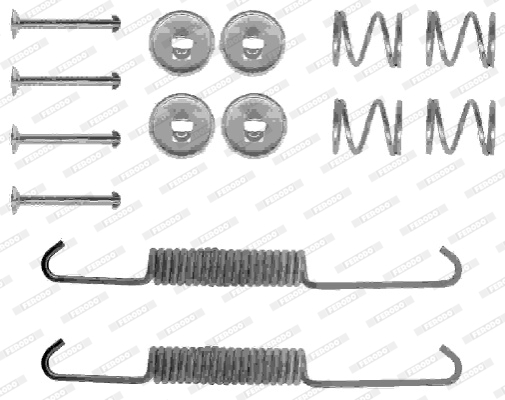 FERODO PREMIER Fékszerelék FBA147