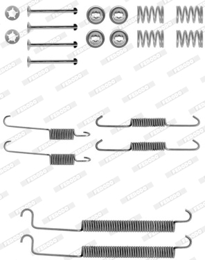FERODO PREMIER Tartozékkészlet, fékpofa FBA205