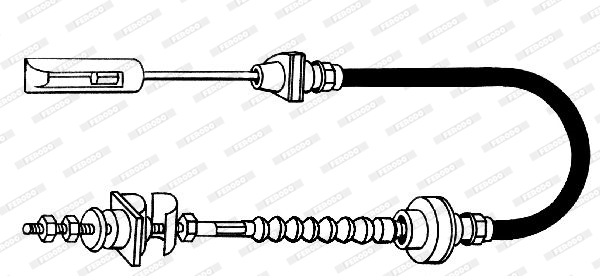 FERODO PREMIER Kuplungbowden FCC421066