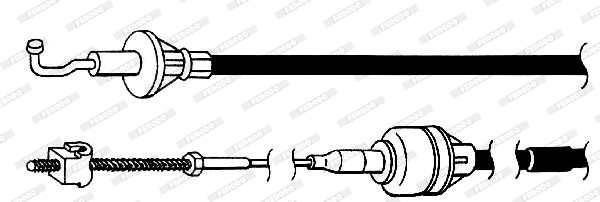 FERODO PREMIER Kuplungbowden FCC421116