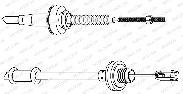 FERODO PREMIER Kuplungbowden FCC424239