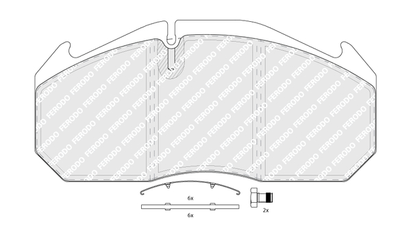 FERODO PREMIER Első fékbetét FCV760B