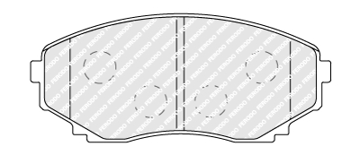 FERODO PREMIER Első fékbetét FDB1757