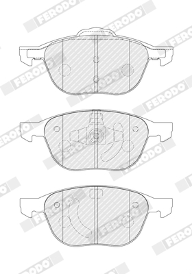 FERODO PREMIER Első fékbetét FDB4319