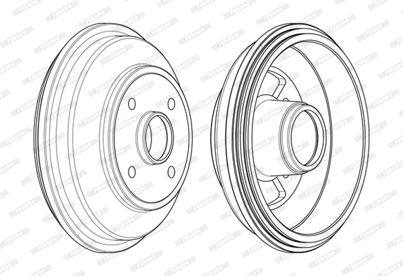 FERODO PREMIER Fékdob FDR329808