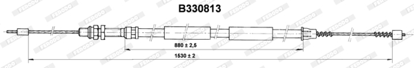 FERODO PREMIER Kézifék bowden FHB431112