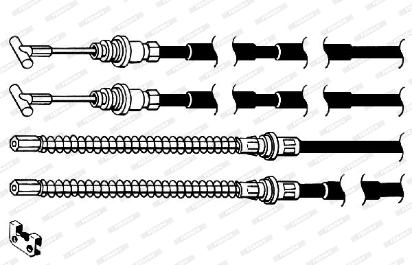 FERODO PREMIER Kézifék bowden FHB432933