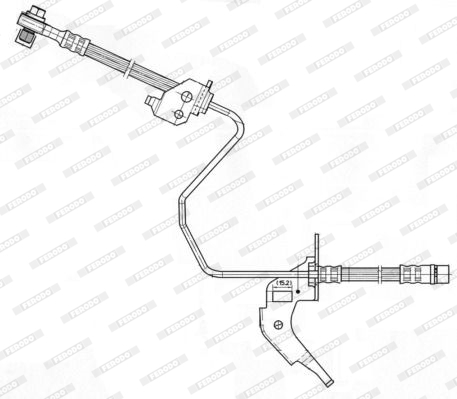 FERODO PREMIER Gumifékcső FHY2605