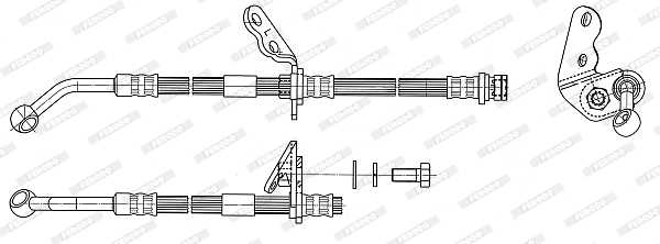 FERODO PREMIER Gumifékcső FHY3216