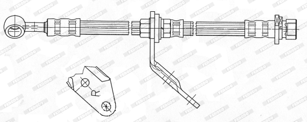 FERODO PREMIER Gumifékcső FHY3304