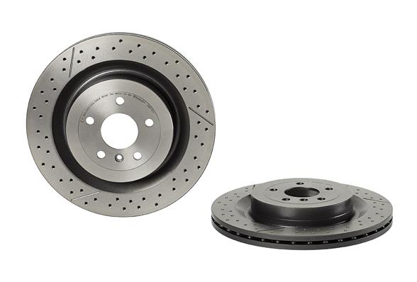 BREMBO Hátsó féktárcsa 09.B710.11_BREMBO