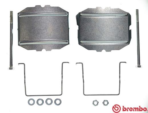 BREMBO Tartozékkészlet, tárcsafékbetét A02232_BREMBO