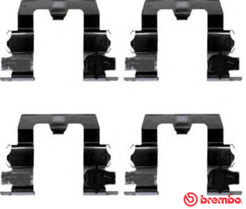 BREMBO Tartozékkészlet, tárcsafékbetét A02265_BREMBO