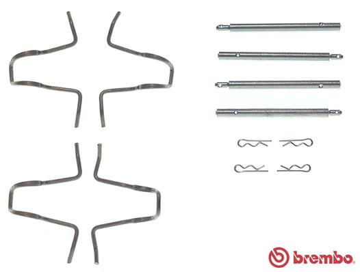 BREMBO Tartozékkészlet, tárcsafékbetét A02280_BREMBO