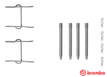 BREMBO Tartozékkészlet, tárcsafékbetét A02281_BREMBO