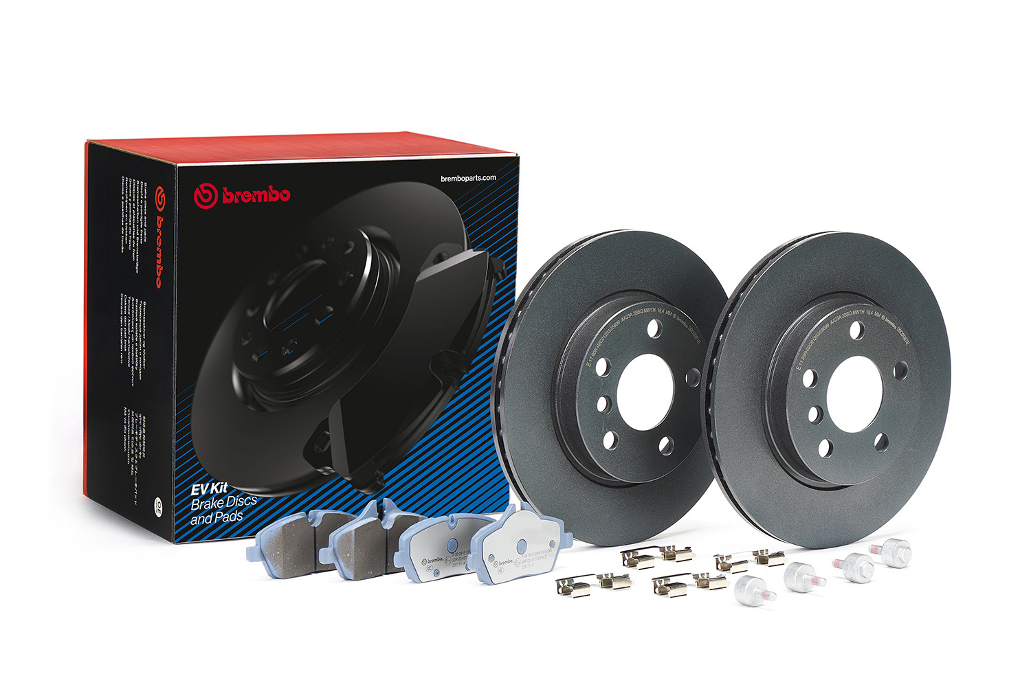 BREMBO Féktárcsa + fékbetét KT08011_BREMBO