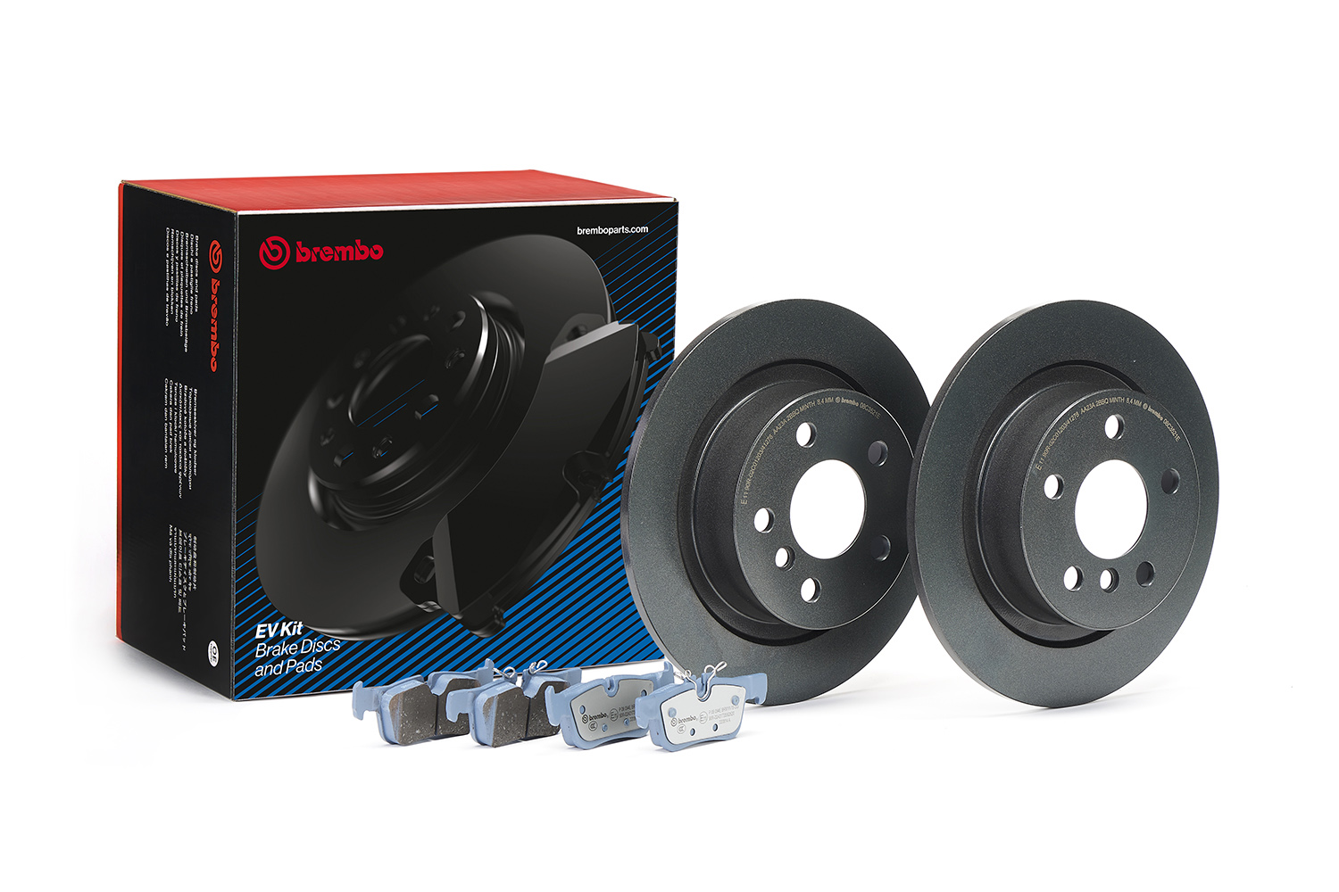 BREMBO Féktárcsa + fékbetét KT08012_BREMBO