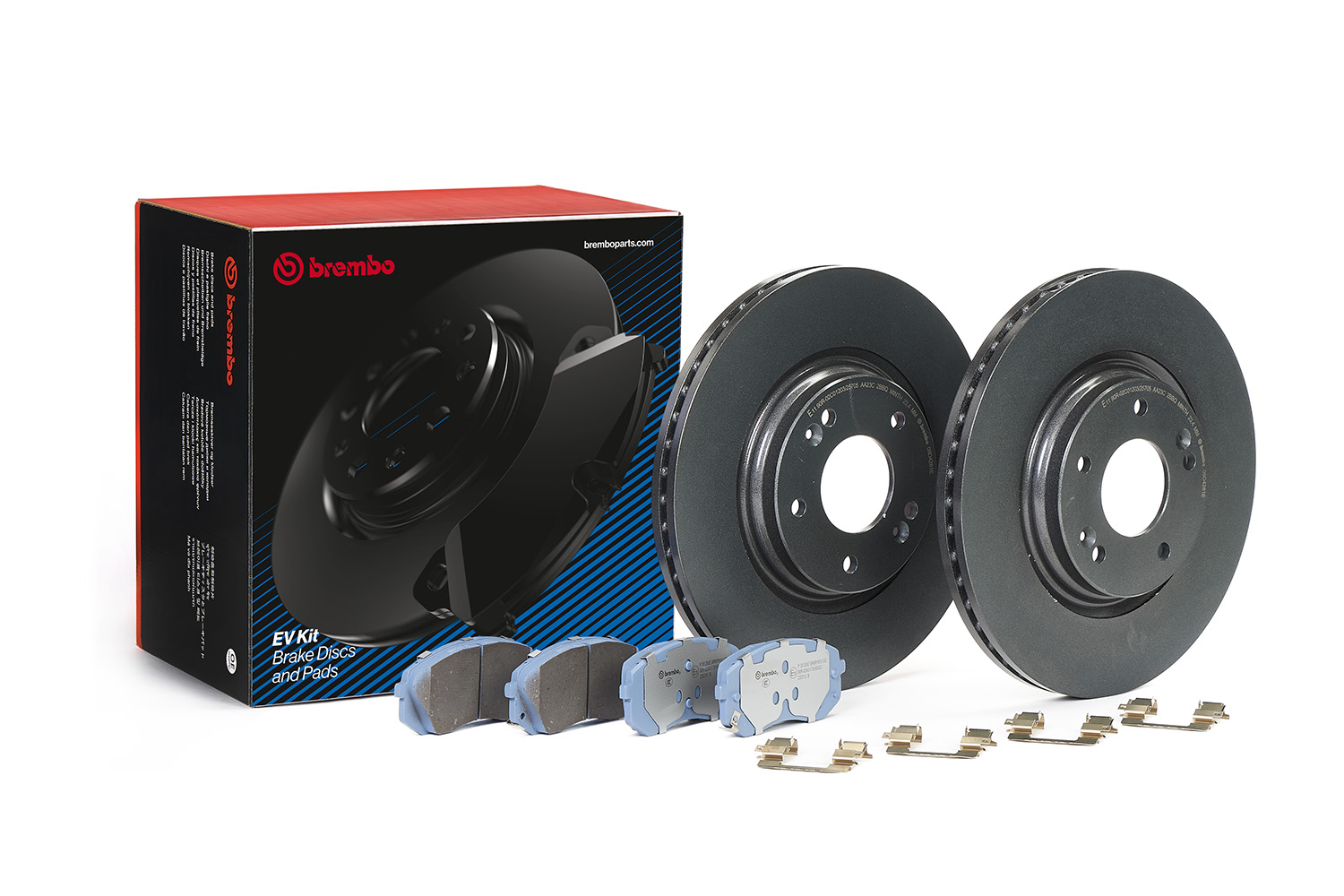 BREMBO Féktárcsa + fékbetét KT08014_BREMBO