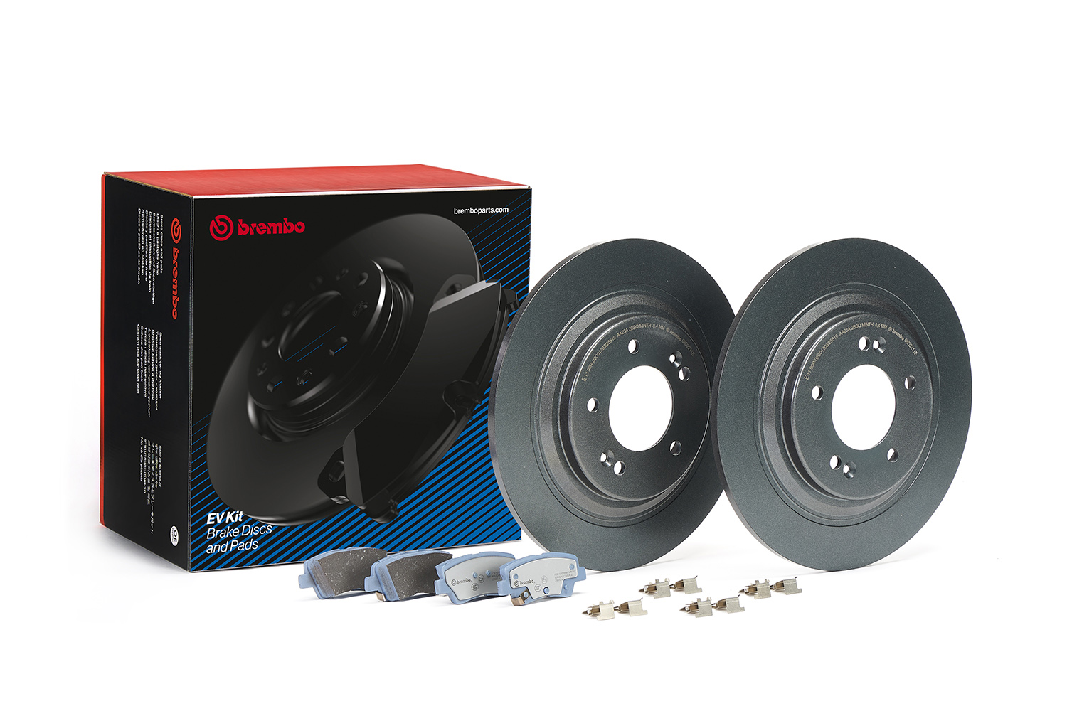 BREMBO Féktárcsa + fékbetét KT08015_BREMBO