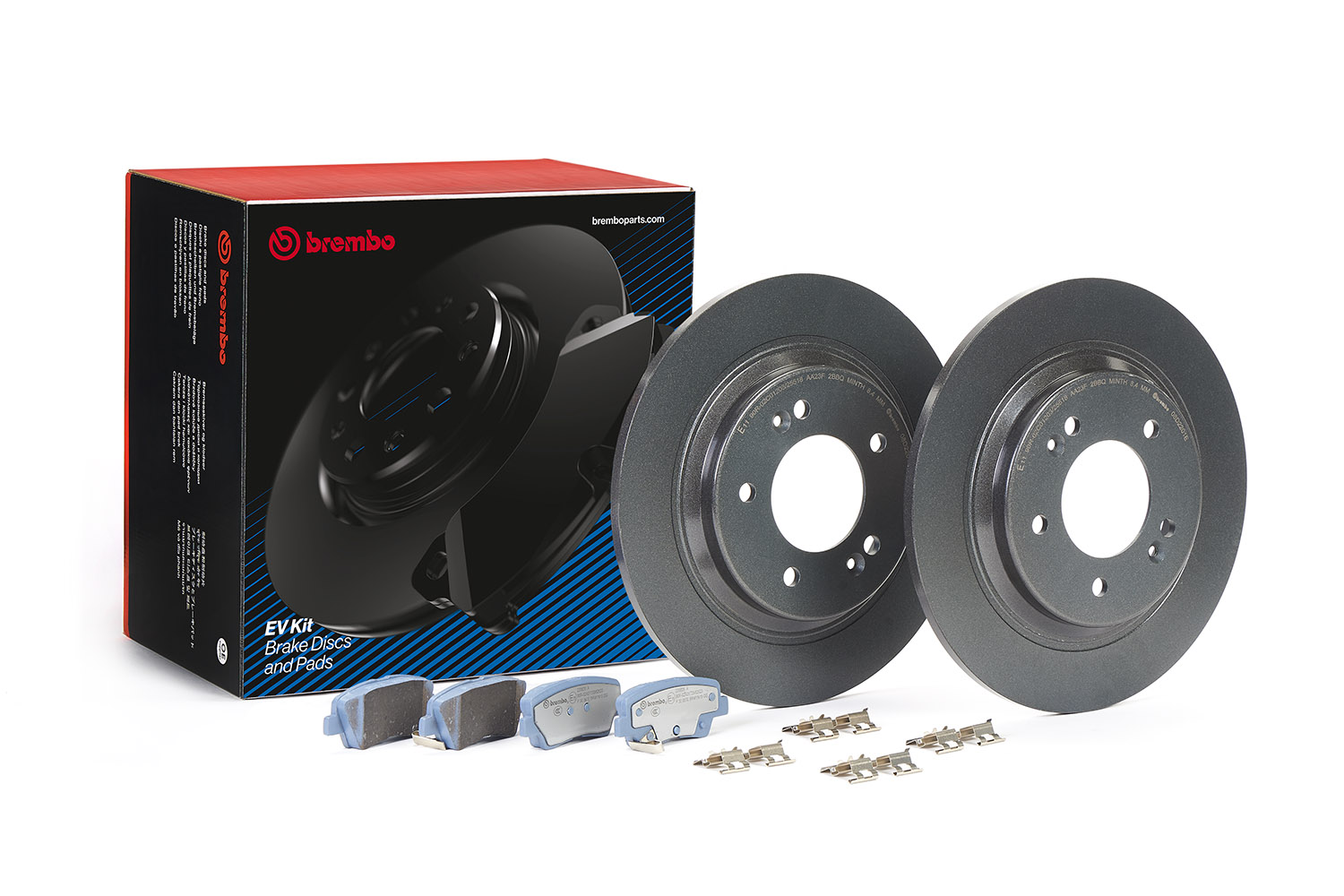 BREMBO Féktárcsa + fékbetét KT08016_BREMBO