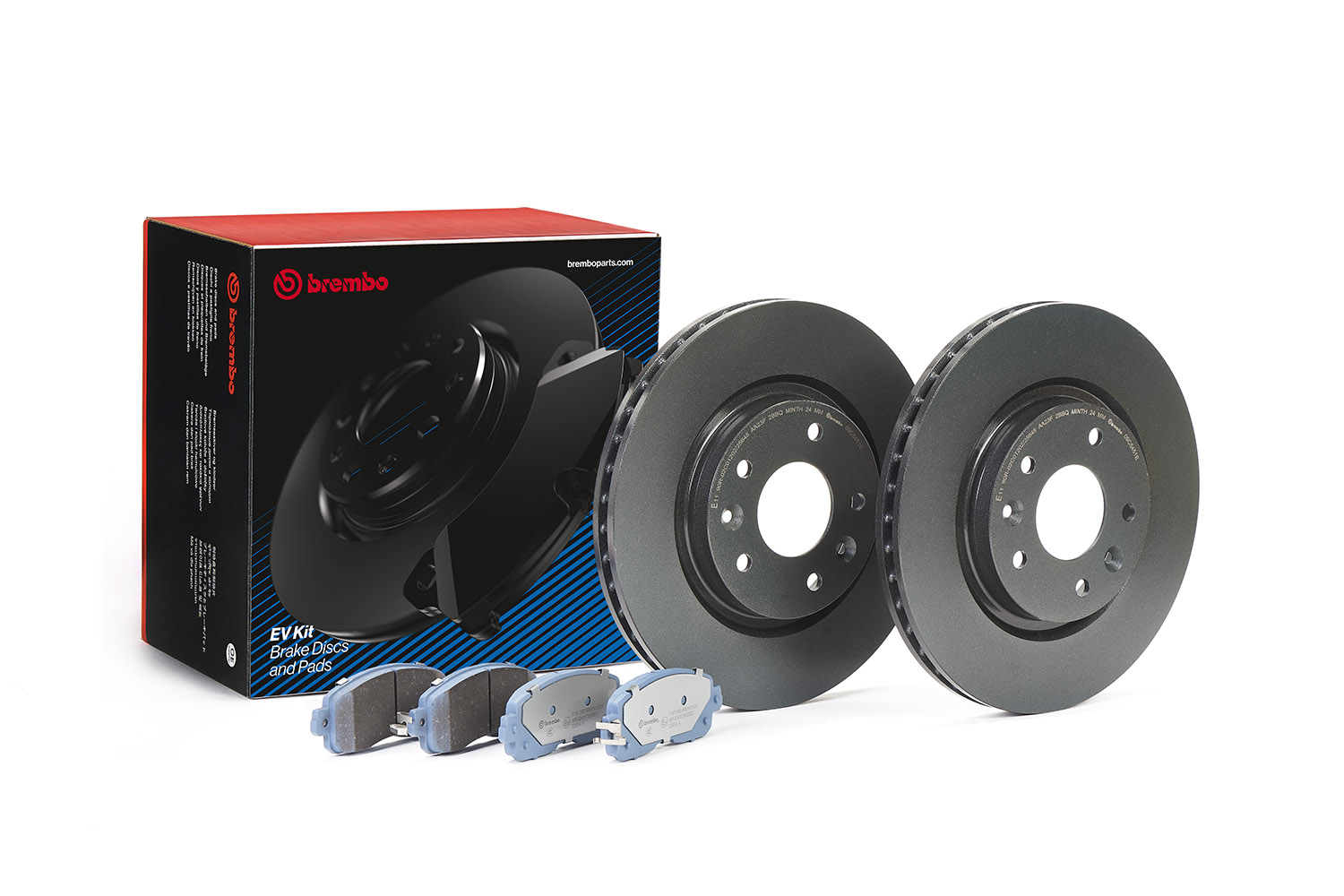 BREMBO Féktárcsa + fékbetét KT08019_BREMBO