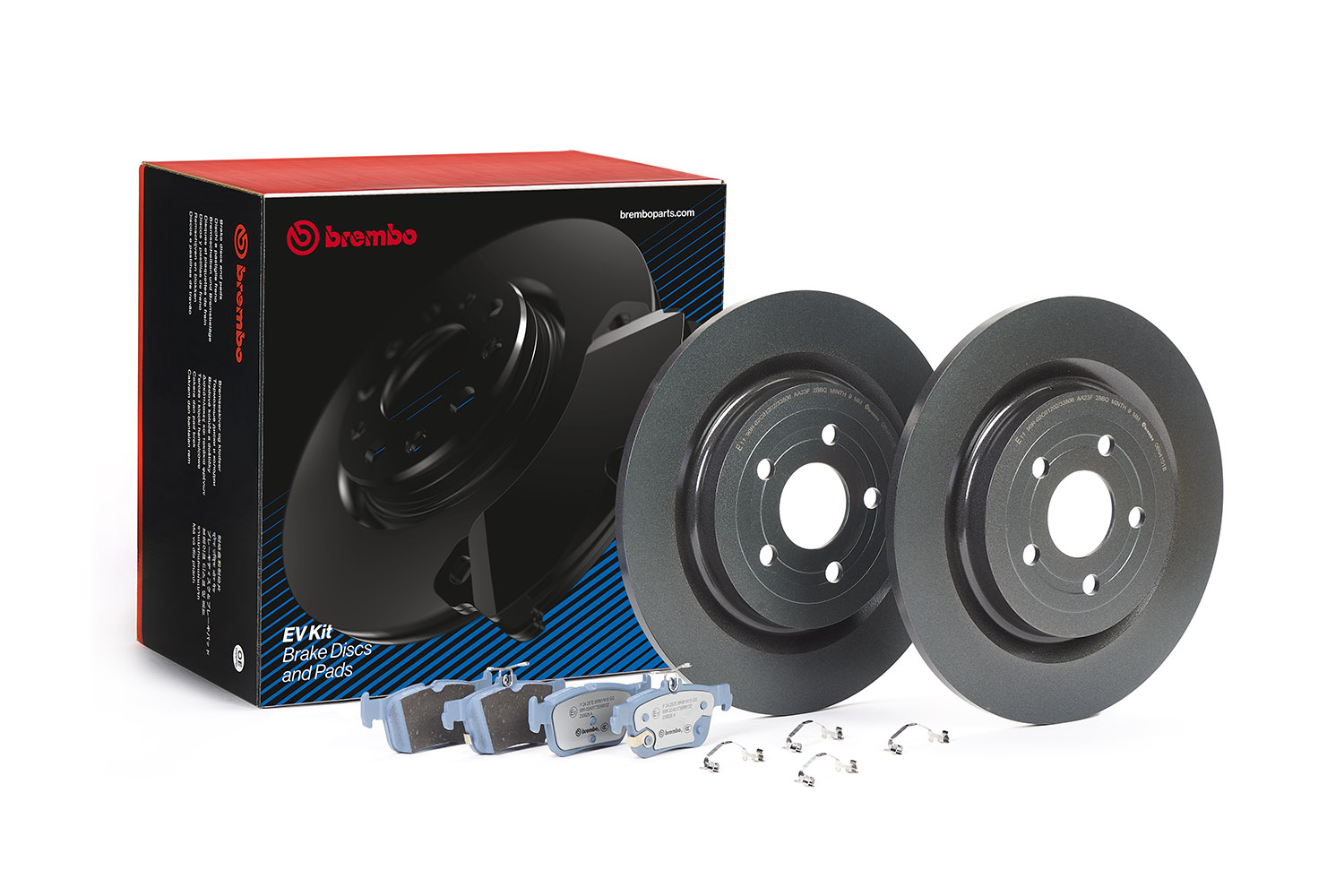 BREMBO Féktárcsa + fékbetét KT08027_BREMBO