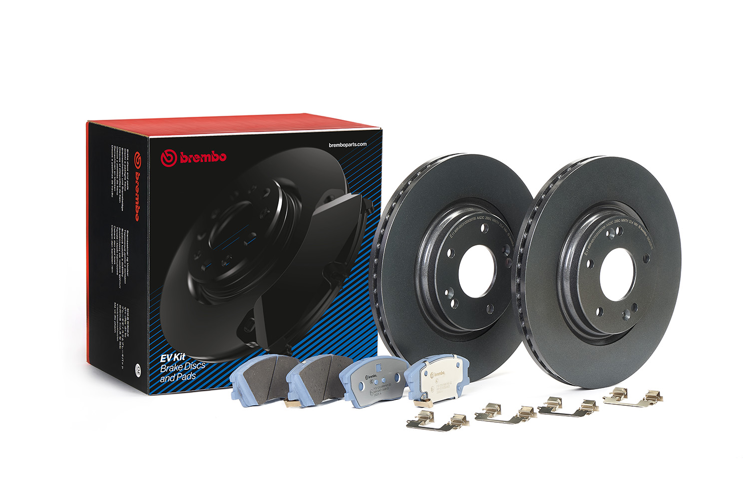 BREMBO Féktárcsa + fékbetét KT08028_BREMBO