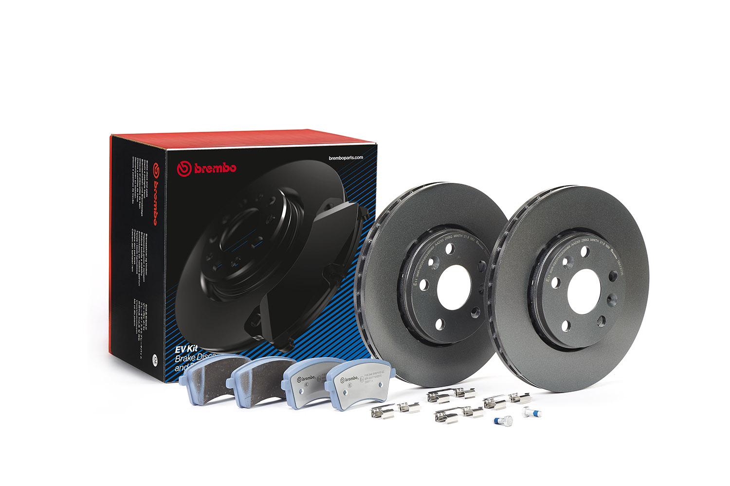 BREMBO Féktárcsa + fékbetét KT08033_BREMBO