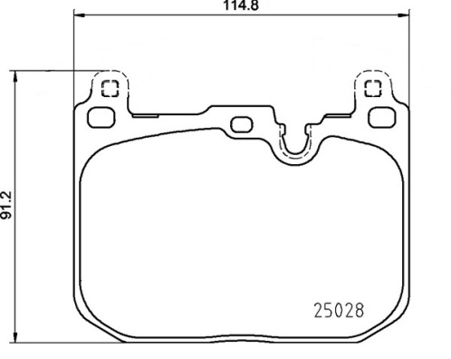 BREMBO Fékbetét, mind P06110_BREMBO