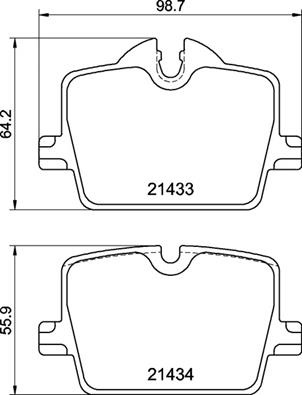 BREMBO Fékbetét, mind P06114_BREMBO