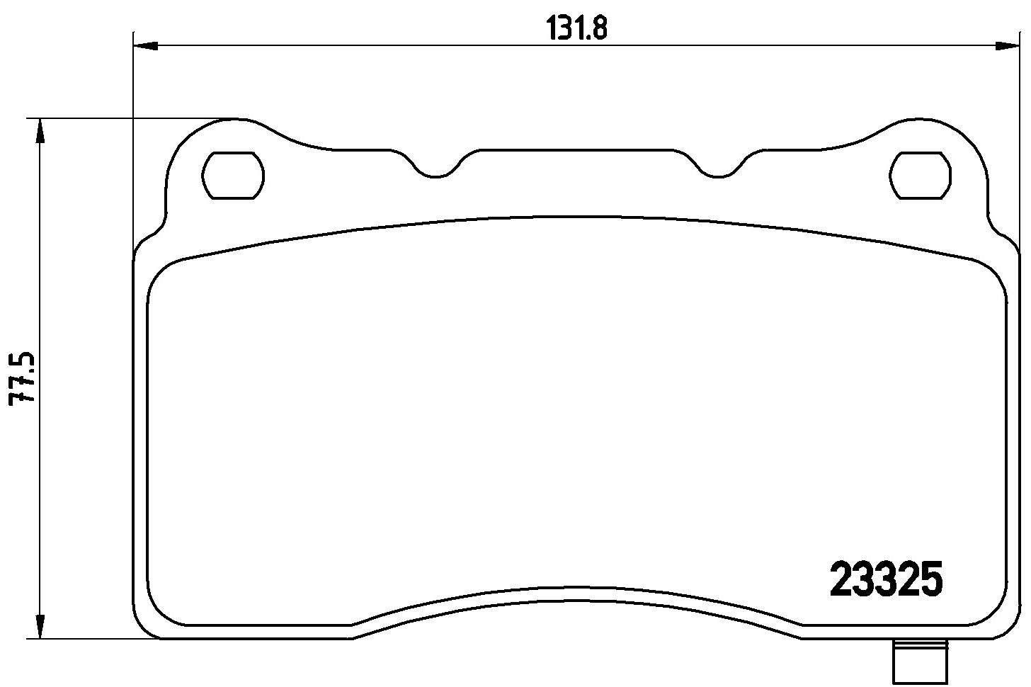 BREMBO Fékbetét, mind P09004E_BREMBO