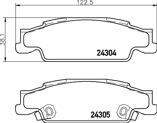 BREMBO Fékbetét, mind P09007_BREMBO