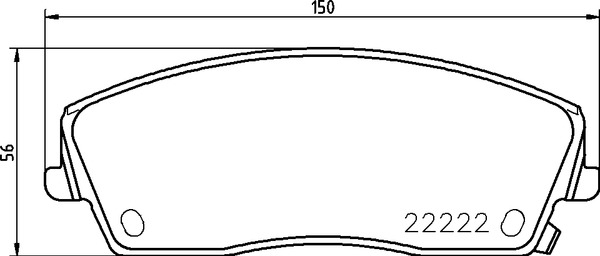 BREMBO Fékbetét, mind P11041_BREMBO