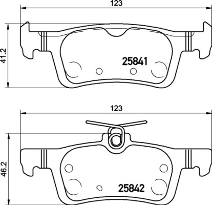 BREMBO Fékbetét, mind P24204_BREMBO