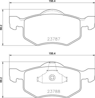 BREMBO Fékbetét, mind P24219_BREMBO