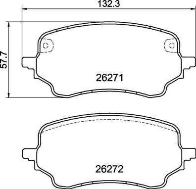 BREMBO Fékbetét, mind P24236_BREMBO